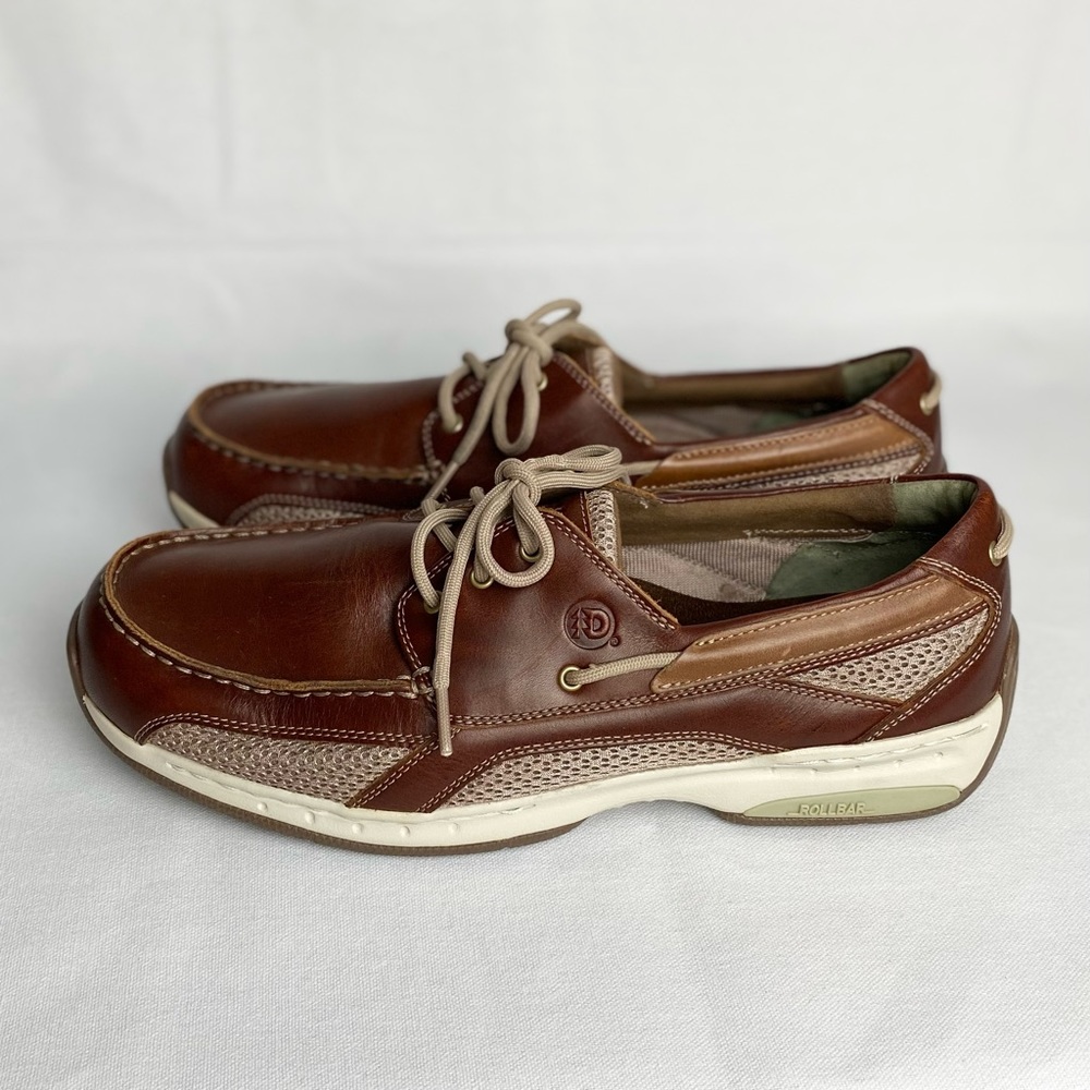 Dunham Captain Brown Leather Boat Shoe 10.5 - Picture 4 of 11